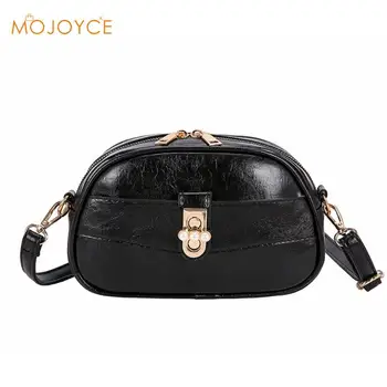 

Elegant Pearl Buckle Bag Women Shoulder Messenger Zip Leather Solid Bags Messenger Bag Stylish Ladies Simple Shoulder Bags
