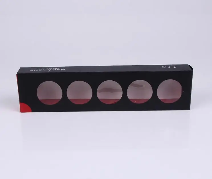 Free-shipping-10pcs-lot-Transparent-macaron-packaging-5-cups-drawer-model-biscuit-macaron-gift-box-30 (5)