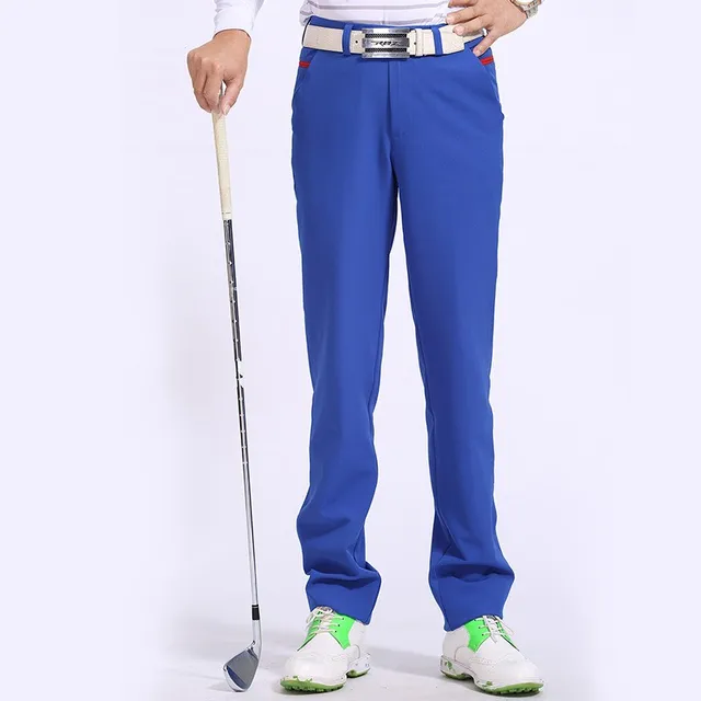 Hot sale golf pants Men brand cotton golf sports white long trousers