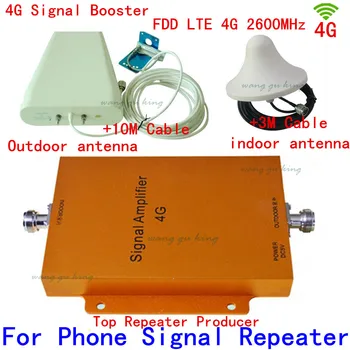 

4G 2600MHZ signal booster for mobile phone coverage area 1500 square meter with log periodic antenna and ceiling antenna+Cable