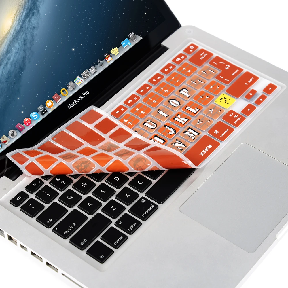 XSKN Preminum ультра-тонкий кирпичная стена дизайн силиконовый чехол для MacBook Pro 13 1" блок управления, беспроводной A1314, США и Великобритании общий A1369 и т. д