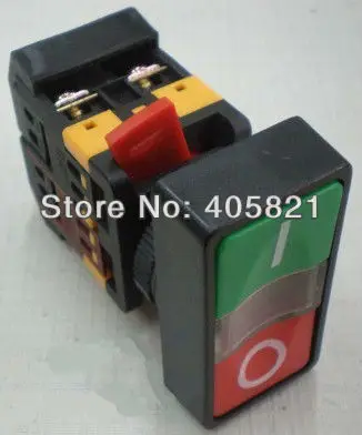

5Pcs/Lot AS-25N Square double head type with lamp On-off button switch 25MM Rectangular double button