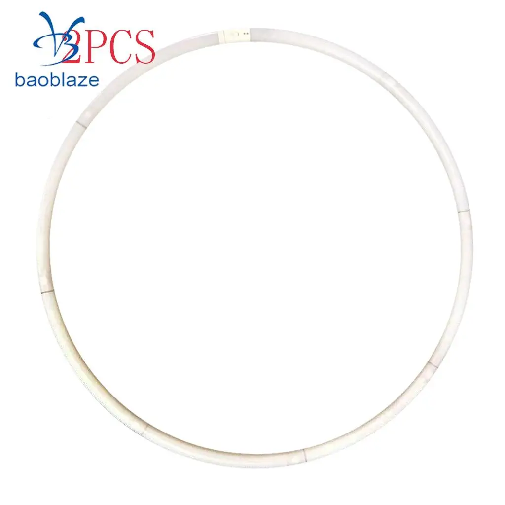 

2Pcs Portable 24 LED Light Colorful Flashing Light-Up Hula Hoop Fitness Increase for Dance