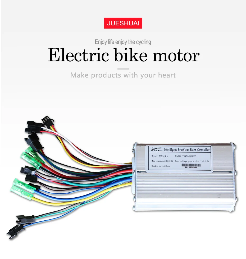 Excellent Motor bicycle engine kit 36v 12ah 14ah 18ah controller connect with LED LCD bicycle display adult electric bike controller 0