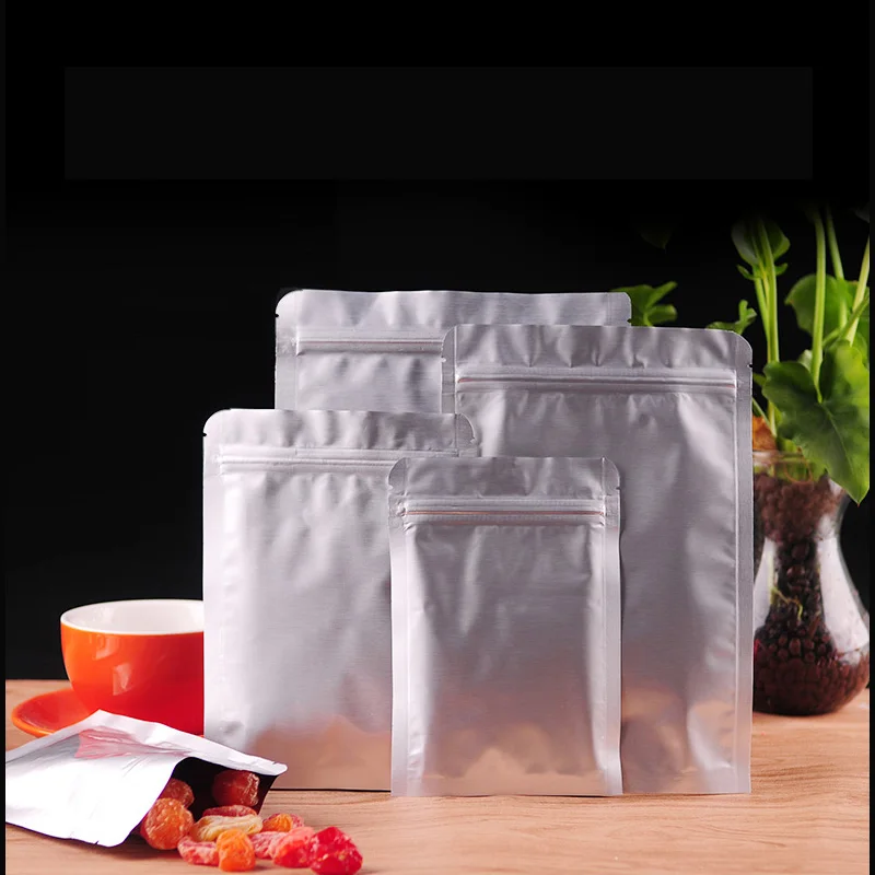 Koop Aluminiumfolie Lamineren Verpakking Zip Lock Voedsel Mylar Zakken Medische Snacks Koffie Geur Proof Pakket Heat Seal Hersluitbare Pouch