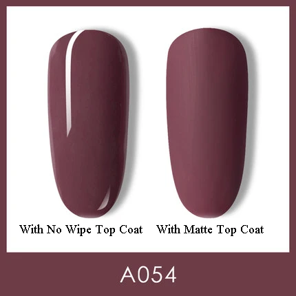Гель-лак для ногтей, 7 мл, свежий сплошной цвет, полуперманентный, впитывающий УФ-Гибридный Гель-лак для ногтей - Цвет: A054