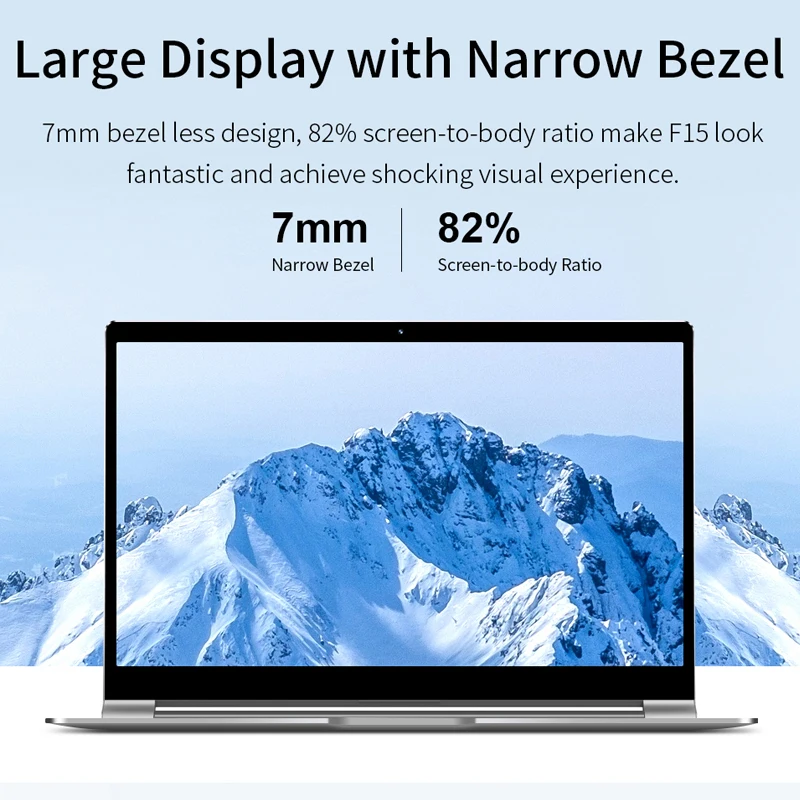 Teclast F15 Laptop 15.6 inch 1920 x 1080 Windows 10 OS Intel N4100 Quad Core 8GB RAM 256GB SSD HDMI Notebook 6000mAh