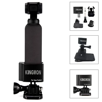 

Osmo Pocket 5-in-1 Accessories kit, 1/4 inch Screw Adapter Bracket + Clip For DJI Osmo Pocket Handheld Gimbal Stabilizer