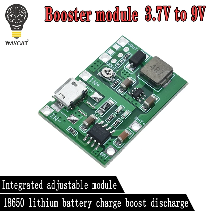 WAVGAT литий ионный аккумулятор для 18650 3 7 V 4 2 Батарея Зарядное устройство доска DC