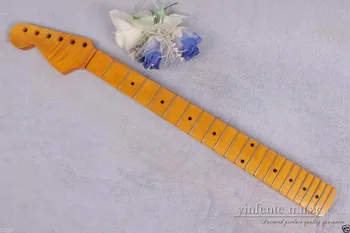 

new electric guitar neck flame maple 22 fret 25.5'' Truss Rod left hand #794