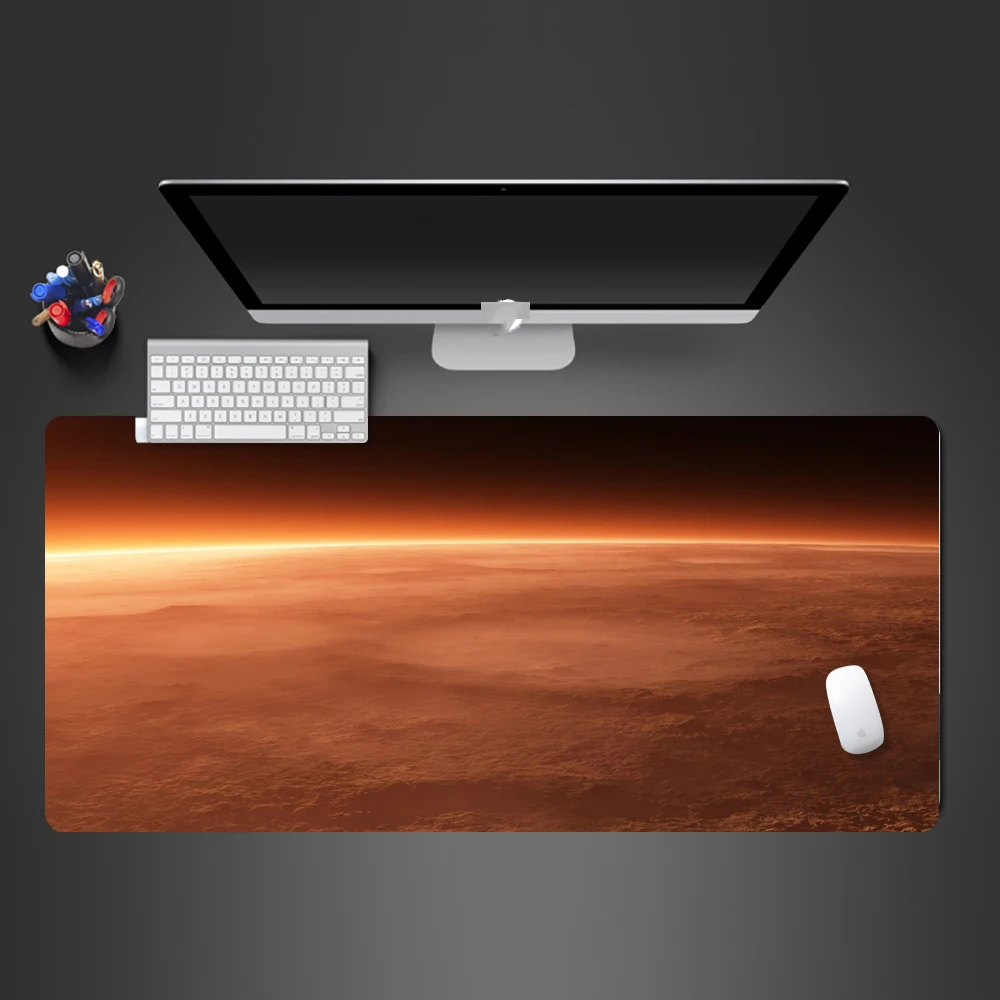 Mysterious Space Mouse Pad Print Rubber Large Mouse Pad PC Computer