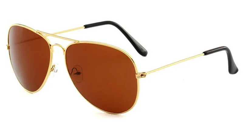 Солнцезащитные очки пилота для женщин и мужчин, Лидирующий бренд, дизайнерские роскошные солнцезащитные очки для женщин, Ретро стиль, уличные очки для вождения, UV400 - Цвет линз: Tea