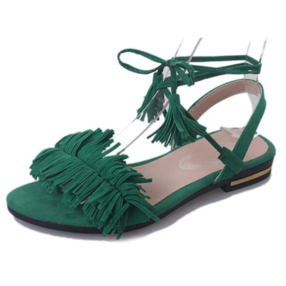 

2017 hot summer women's sandals beach slipper womans flat sandals summer rome style fringe sandals