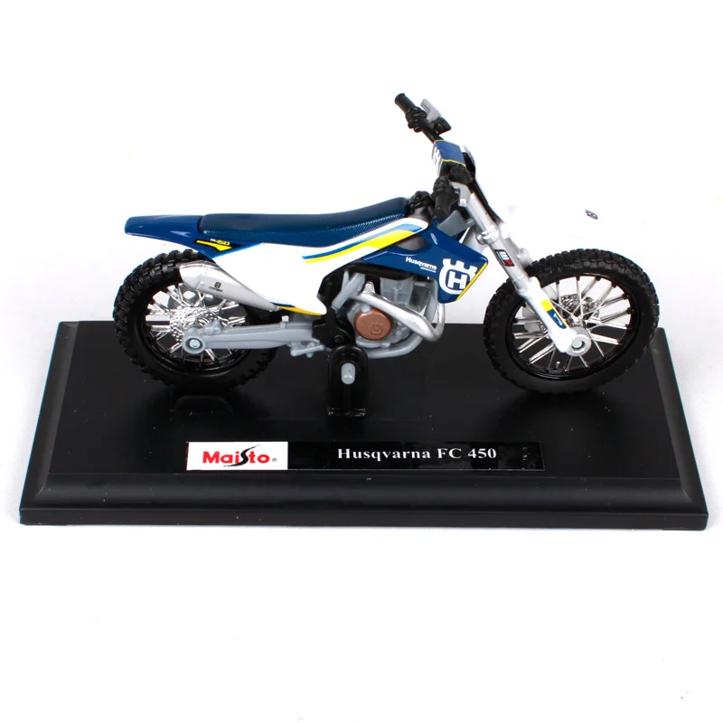 Maisto 1:18 Husqvarna FC 450 синий белый мотоцикл литье под давлением охлаждающая модель мотоцикла подарок мотоцикл для сбора 16909