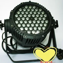 6 шт./лот, дешевый светодиодный светильник для мытья, открытый проектор гобо, 54 шт., RGBW, 3 Вт, водонепроницаемый светодиодный светильник