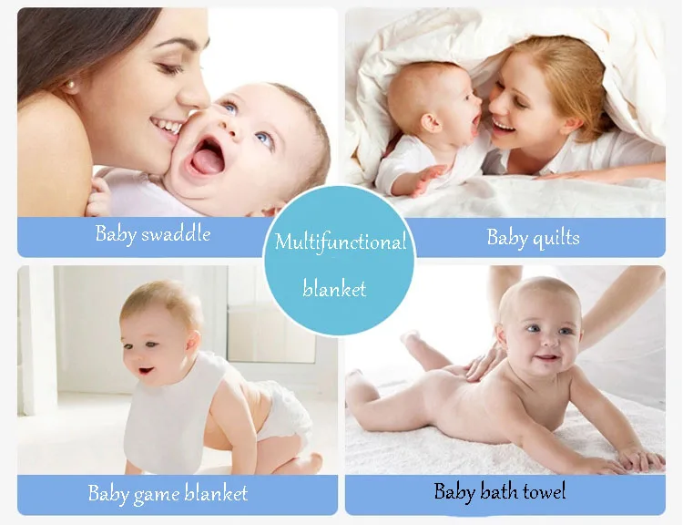 Good Quality Baby Blanket Swaddle Newborn Cartoon Blankets For Infant Crib Bed Sheets Summer Cotton Soft Baby Blanket Swaddling 6