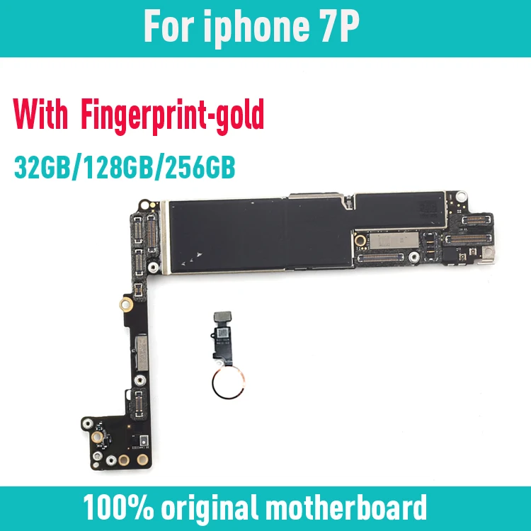 Оригинальная материнская плата 32 Гб 128 ГБ 256 для iPhone 7 Plus 100% разблокированная с