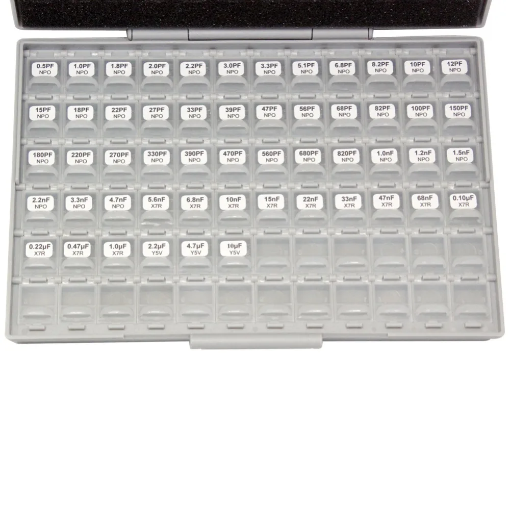 AideTek SMT/SMD 0603 набор для хранения в пластиковой коробке 50 В x 10 шт.|smd smt|smd smt boxsmt smd box |