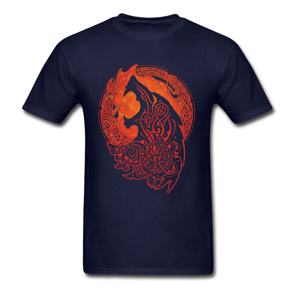 Printed On Short Sleeve Tops Shirt Thanksgiving Day Family Round Collar 100% Cotton Fabric T Shirt Men's T-Shirt FENRIR FENRIR navy