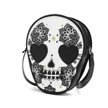 Новые сумки женская сумка через плечо с черепом маленькая Персонализированная сумка-мессенджер сумка высокого качества винтажная Милая стильная