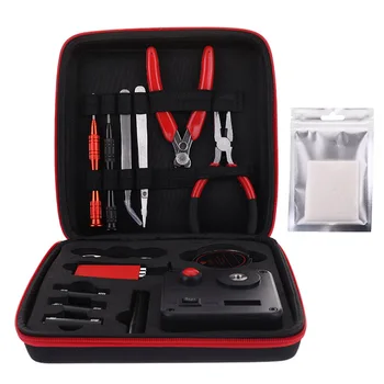 

V3 Jig Meter DIY Kit All-in-One Electronic Cigarette Of Vape Ceramic Tweezers Heat Wire Pliers Tool Bag 521 Mini Tab Scissors
