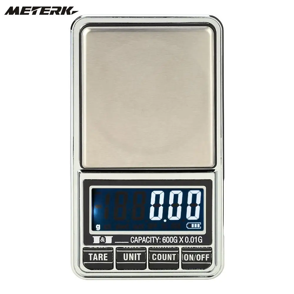

600g 0.01g Scale Professional Mini Digital Jewelry Scale Electronic Balance Pocket Precision balanca digital weight scale