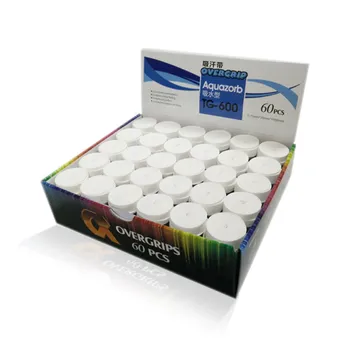 알파 테니스 라켓 오버그립, 프로스트 그립, TG-600 드라이 그립, 배드민턴 라켓 그립, 0.70mm, 60 개/로트