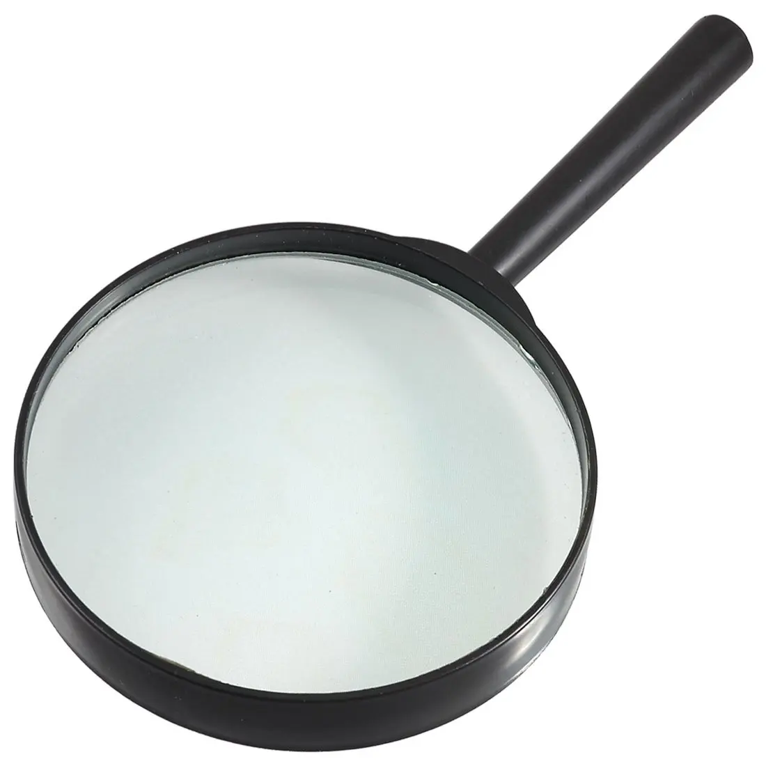 

AUSD New Plastic Black Round Handle 100mm Dia Loupe 5X Magnifier