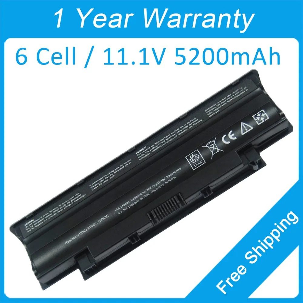 Новый аккумулятор для ноутбука dell Inspiron M411R M501 M501D M501R M5010 04YRJH 06P6PN 07XFJJ 0YXVK2 04T7JN 09T48V 09TCXN