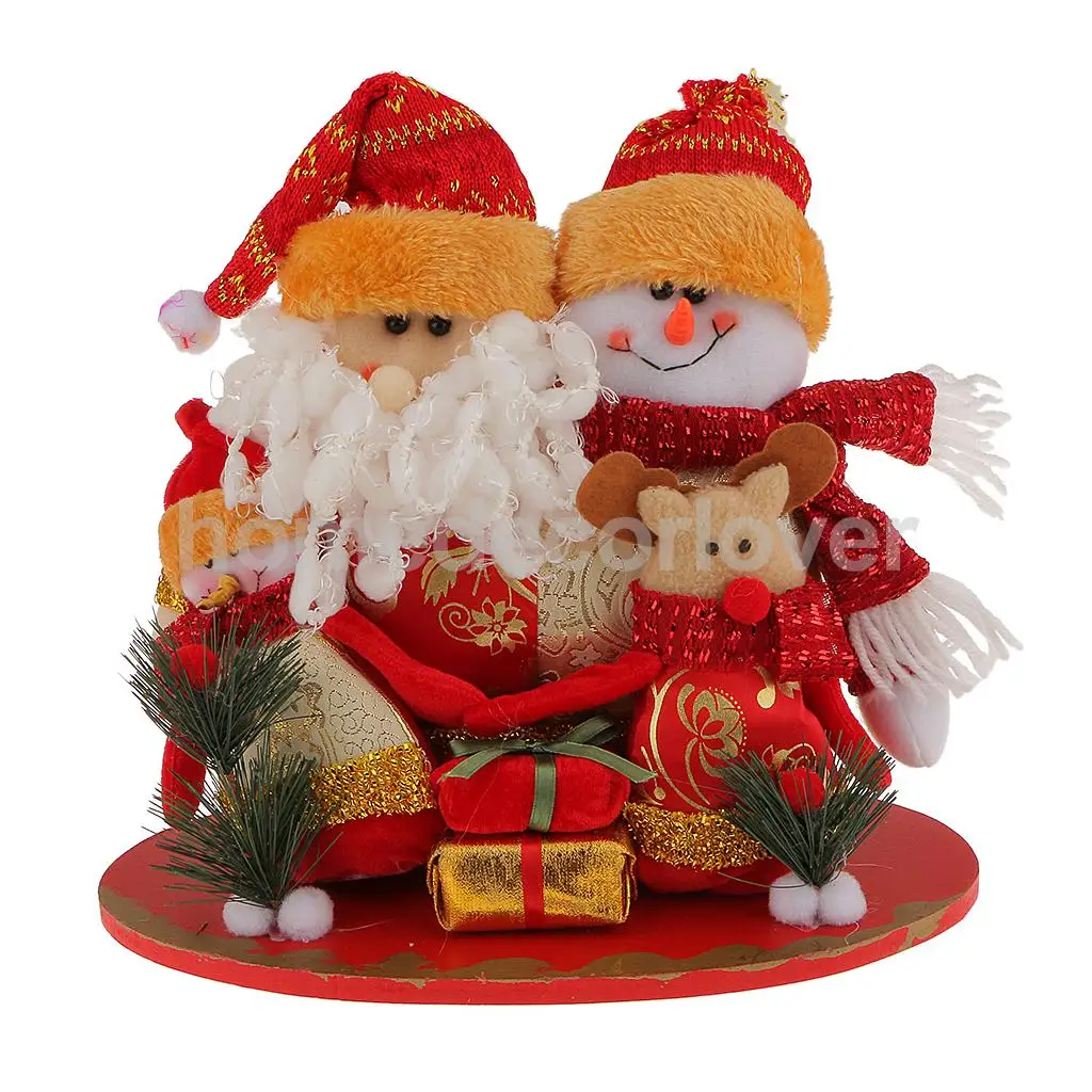 wooden fabric santa reindeer gift freestanding christmas family decoration ornaments craft embellishment in party diy decorations from home garden on - Free Standing Christmas Decorations wooden fabric santa reindeer gift freestanding christmas family decoration ornaments craft embellishment in party diy decorations from home garden on - Free Standing Christmas Decorations