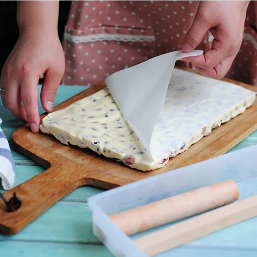 

4Pcs/set DIY Handmade Nougat Silicone Mold Non-stick Mat Wooden Flat Roll Nougat Chocolate Mold Baking Pastry Candy Tools
