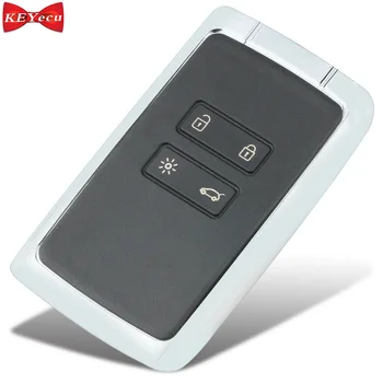 

KEYECU OEM for Renault Espace 5 Kadjar Megane 4 Talisman 2016 2017 2018 Remote Key Fob KR5IK4CH-01 433MHz HITAG AES 4A Chip
