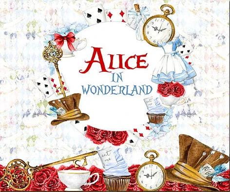 Вечерние фотофоны Alice in Wonderland для детей, фотостудия, 10x10ft