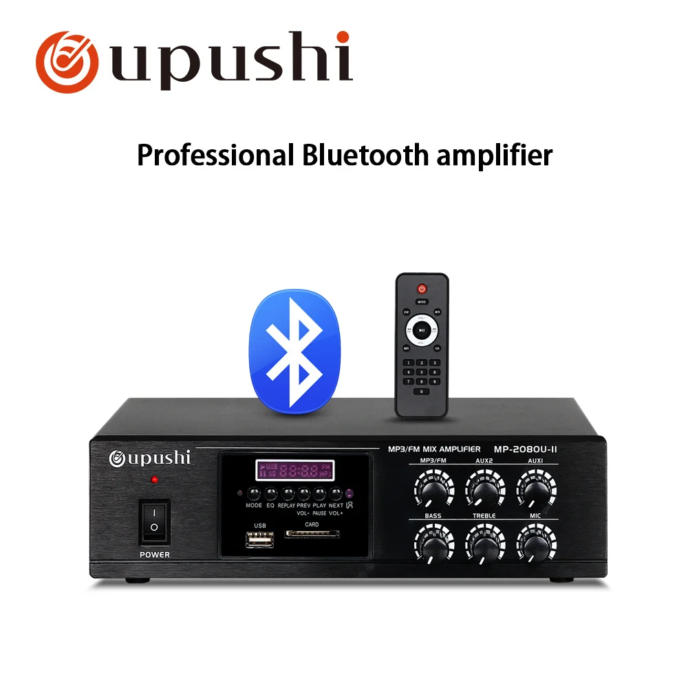 Oupushi Профессиональный 4,0 усилитель беспроводной bluetooth-связи для мобильных телефонов и плоских панелей для воспроизведения музыки больше удобства L