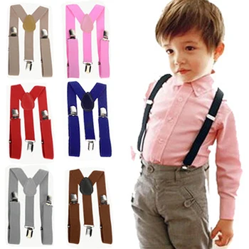 

Lovely Kids Suspender Elastic Adjustable Clip-On Braces for children's comfortablity 4U37