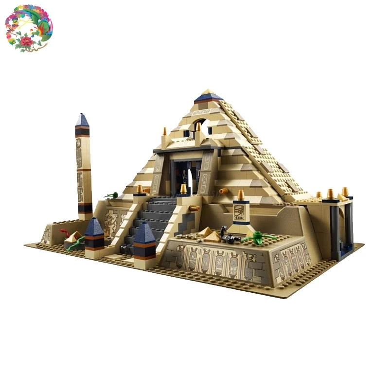 

The Best Gifts Compatible Legoing Movie Pharaoh's Quest Scorpion Pyramid 822Pcs Model Building Blocks Toys for Children Legoing