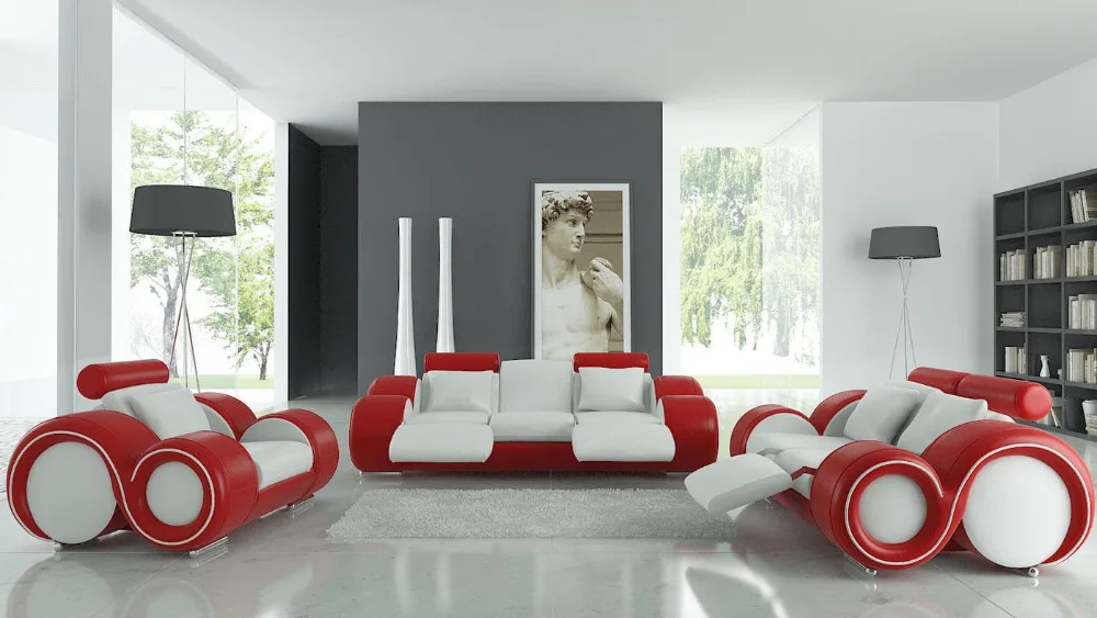 4088 WHITE & RED