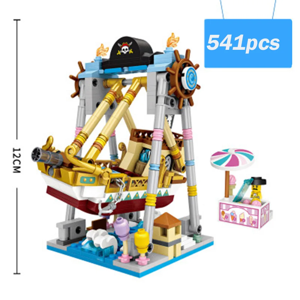 

LOZ 3D Mini Playground Series Building Blocks For Girl Gift Assembly Brick Rotating Aircraft Toys For Children Brain Game