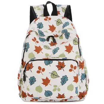 

Cross-border special new summer 2018 shoulder bag ladies literary artistic fresh backpack 100 sets of student canvas schoolbag