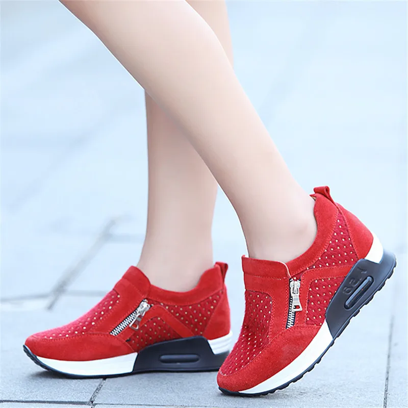 womens casual red shoes