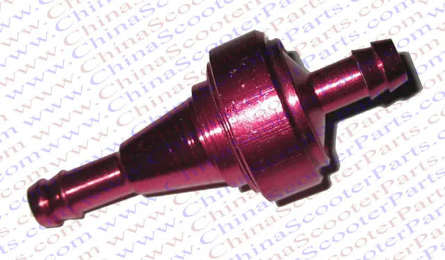 cheap CNC Aluminum Fuel gas Filter Mini Pocket Dirt bike ATV Quad CRF XR Cruiser Chopper Parts Red