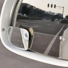 VODOOL 2 pcs Chiaro Dell’automobile Dello Specchio di Retrovisione 360 Rotazione Regolabile Fissabile Convesso Blind Spot Specchio Parcheggio Auto Moto Hot vendita
