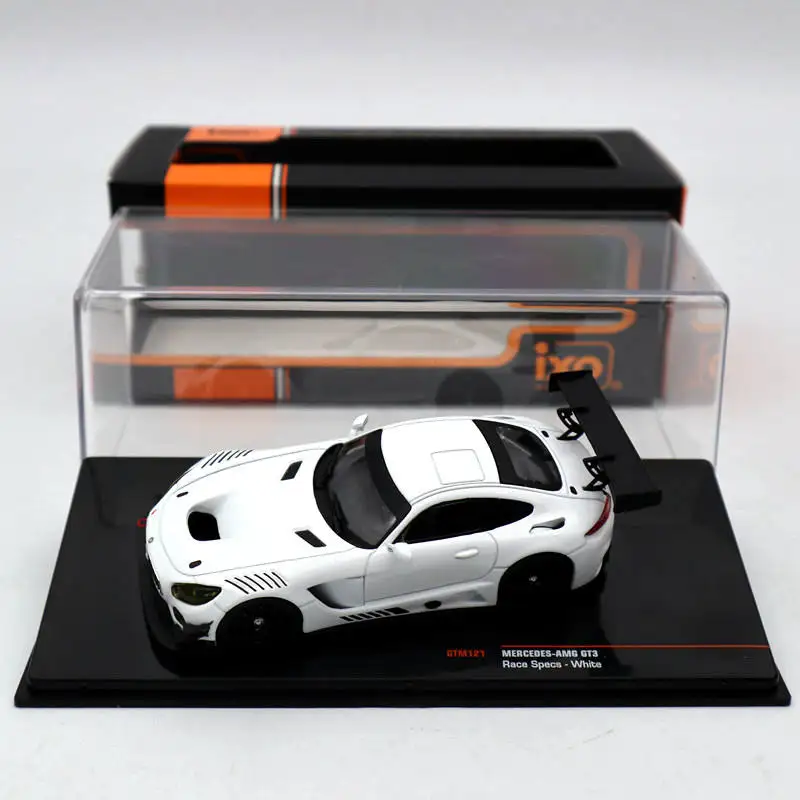 IXO 1:43 для Mercedes-AMG GT3 Racing Specs-белый GTM121 литые модели Ограниченная серия Коллекция игрушек автомобиль