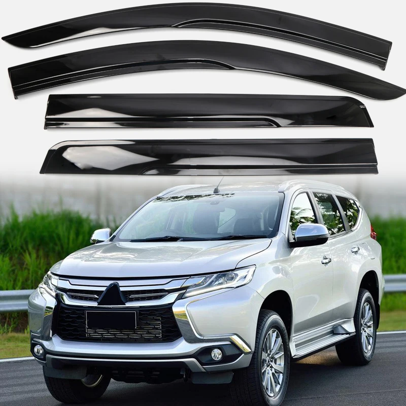 Window Visor Vent Shade Rain/Sun/Wind Guard Deflectors 4pcs/set For