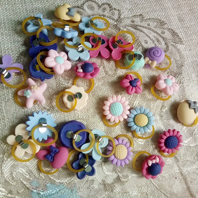 Fashion Pet Dog Cat Bob Hair Bows Mix Color Hairpin Rubber Bands Handmade Boutique Gift 30pcs | Дом и сад