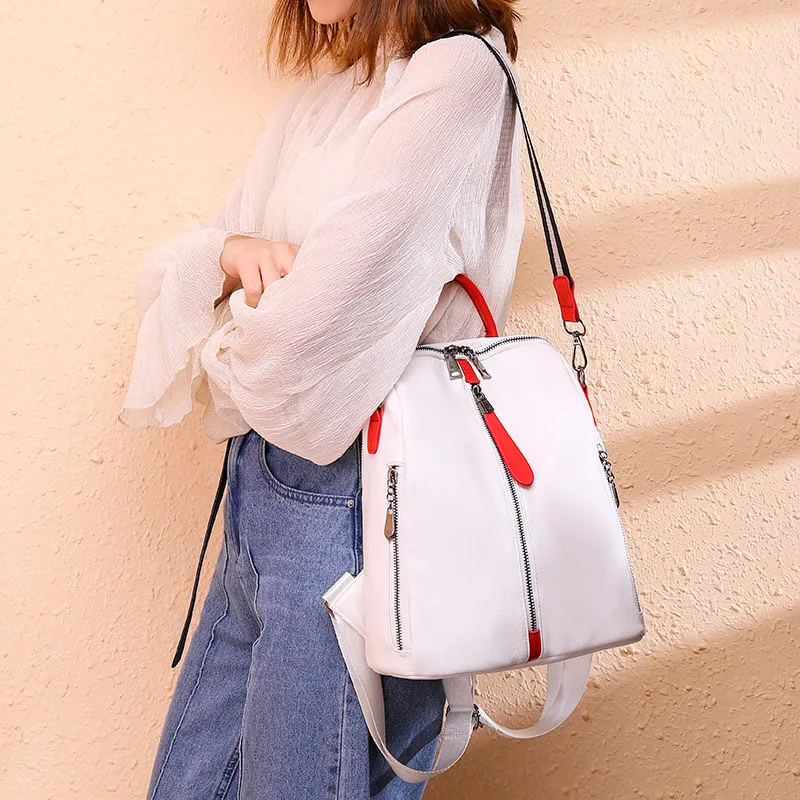 Women Teen Backpack Backpacks Luxury Zipper Solid Pu Pu Pink Business Teenage Backpacks For Girls Mochila Notebook Schoolbag Women Teen Backpack Backpacks Luxury Zipper Solid Pu Pu Pink Business Teenage Backpacks For Girls Mochila Notebook Schoolbag