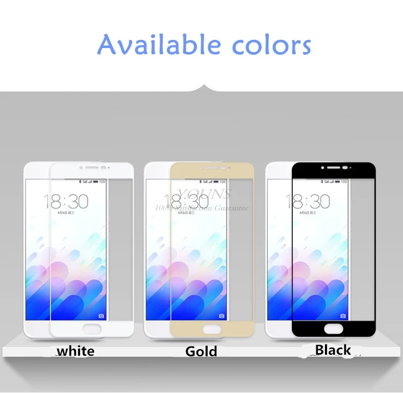 0 26 мм полный экран Закаленное стекло пленка для Meizu M3s M3 mini Screen Protector 9 H Gorilla Glass