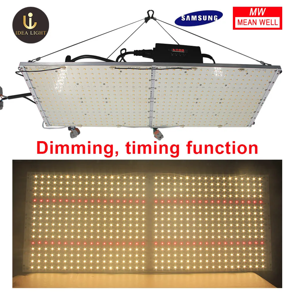 

Led grow board 120w/240w samsung LM301B warm white 3500K/4000K Full spectrum Grow/Bloom dimmable grow lamps use meanwell driver