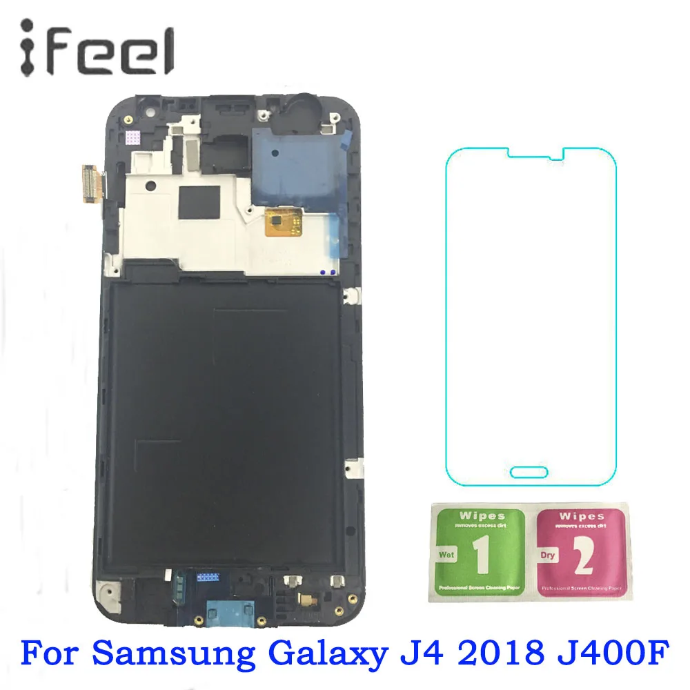 

J400 LCD for Samsung Galaxy J4 2018 J400F Display SM-J400F/H/P/M/G/DS Touch Screen with Frame Digitizer Assembly Replacement