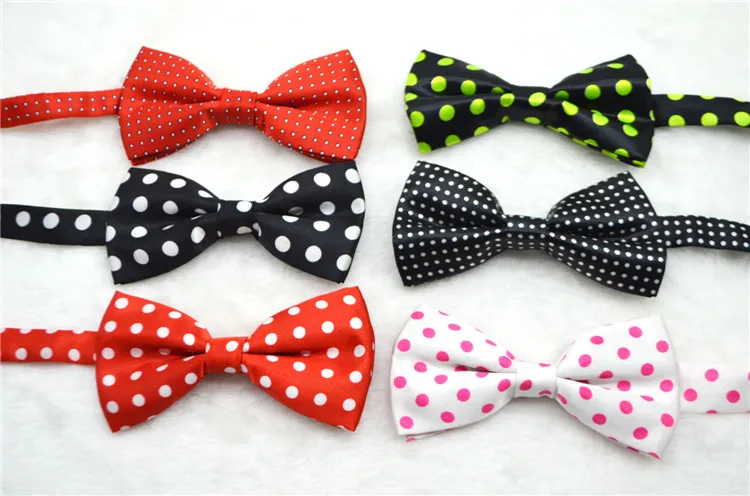 Japan grass yayoi classic dot design manual custom bow ties